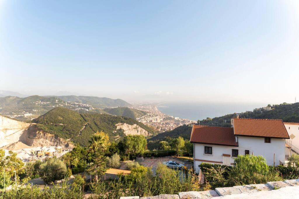 Appartamento Emma Con Piscina - Vista Mare"Tenuta Croce" Salerno Ngoại thất bức ảnh